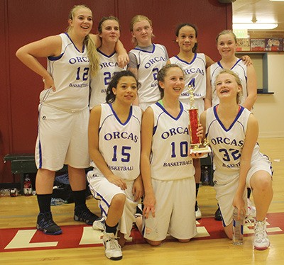 Pictured at right are back row: Jessica Nichols