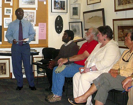 Dr. Richemond Jean-Baptiste (standing).