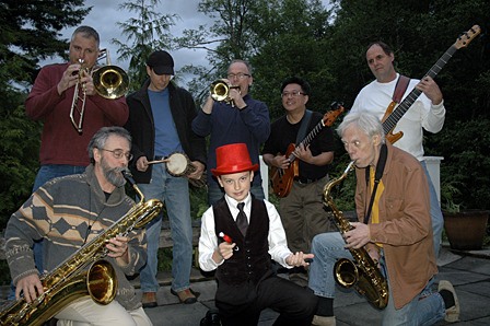 Orcas Horns with magician Matthew Laslo-White.