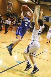 A Lady Viking at a recent game.