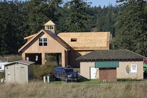 The new Deer Harbor Fire Station.