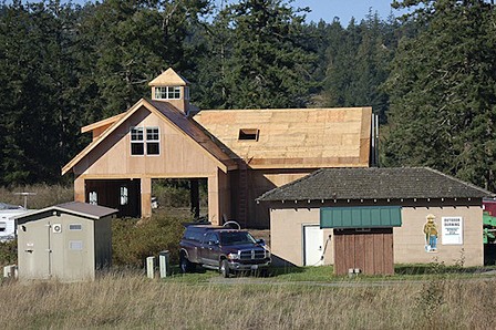 The new Deer Harbor Fire Station.