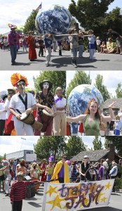 Orcas Islanders getting into the spirit of solstice.