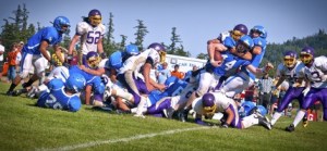 Above: Jake Zier (#44) crossing the goal line