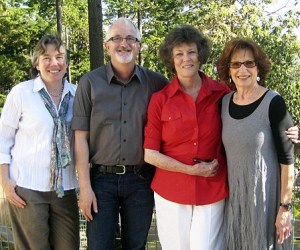 Left to right: Hilary Canty of the community foundation