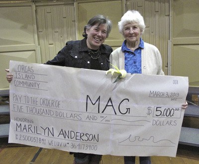 Hilary Canty and Marilyn Anderson.