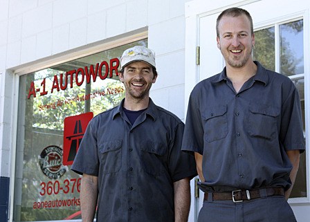 Left to right: Randy Davis and Leif Benson