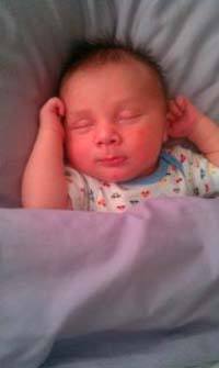 Cole Michael Becker at 17 days old.