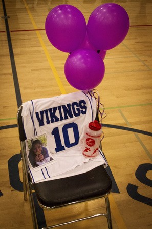 Memorial of last year’s foreign exchange student Adri Salazar