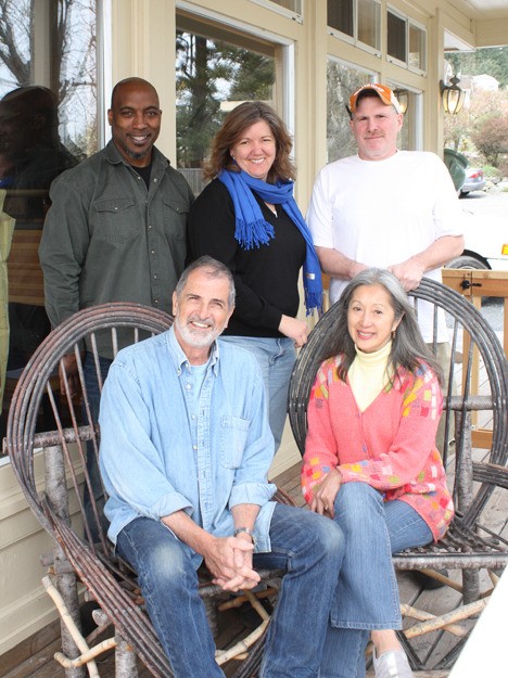 The West Sound Cafe's new team. Front row: dinner chef Joe Cain
