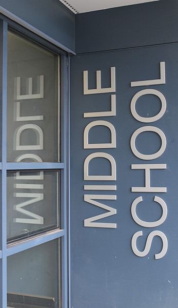 School construction almost completed.