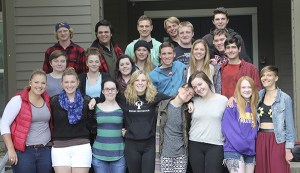 The Orcas Island High School senior class.
