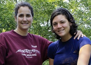Suzanne Olson and her daughter Lola Pederson.