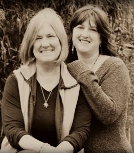 Debra Post and Keri Lago of Cherry T’s children’s consignment shop.