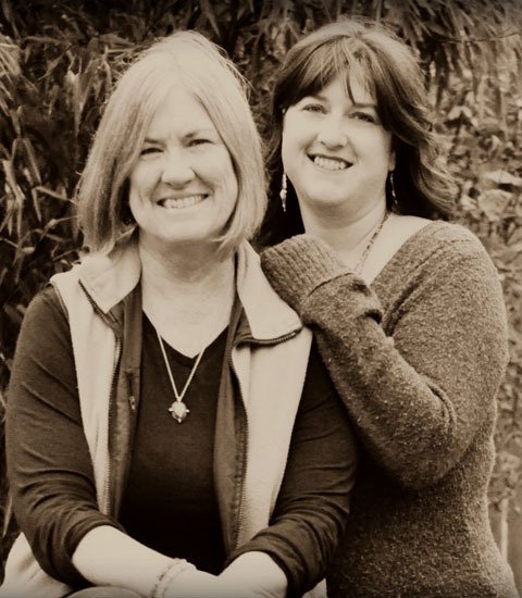 Debra Post and Keri Lago of Cherry T’s children’s consignment shop.