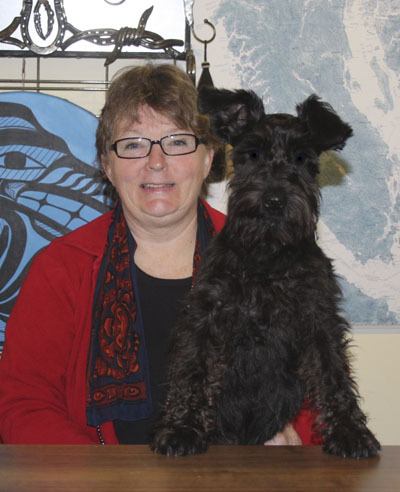 Denise Wilk with her new sales associate