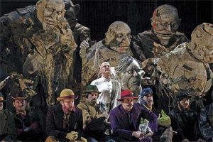 A scene from ‘Satyagraha’ by Philip Glass.