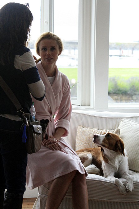 Norm Thompson model Betty with Loretta.