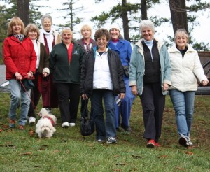 The ladies walking this year in support of Healing Hearts.