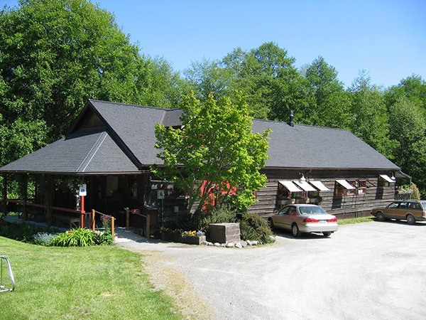Th restored Olga Strawberry Barreling Plant.