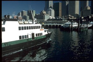 Skagit approaching Pier 50 in Seattle.