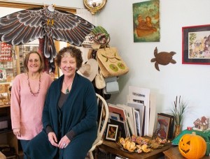 Tina Roye (l) and Susan Malins (r) of Score! Nifty Thrifty.