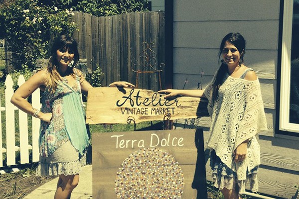 Sarah Shaefer and Nicole Kraayeveld at their new store.