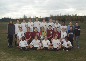 The Lopez Soccer team. Back row