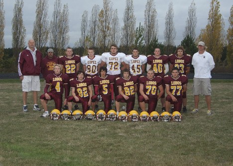 2009 Lopez Lobo Football team. Standing