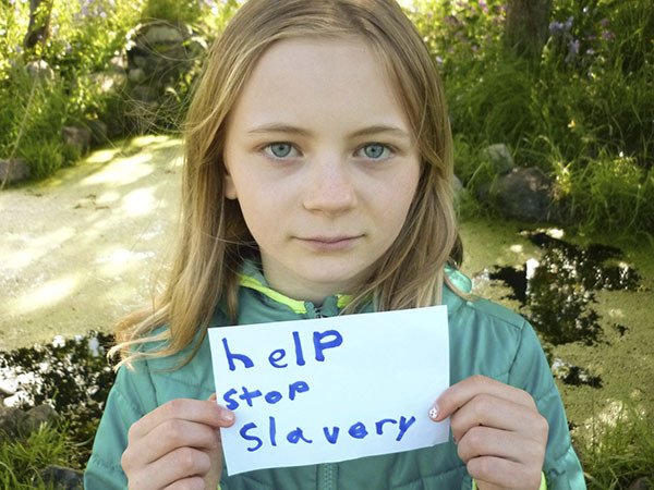 Nine-year-old Meriel Griffith is organizing a yard sale to raise funds for the International Justice Mission.