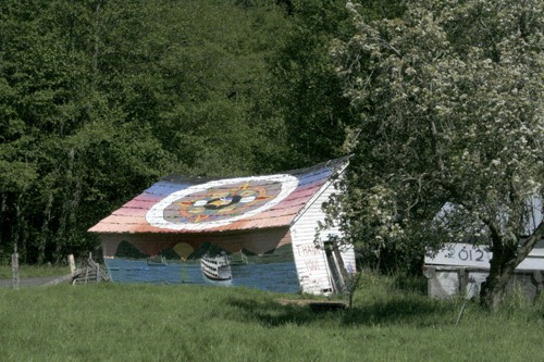 The 2012 Orcas High School senior class is the last to paint the historic barn