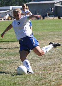 Lana Bronn during the game.