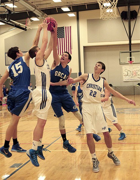 The Vikings faced Mt. Vernon Christians on Jan. 22.