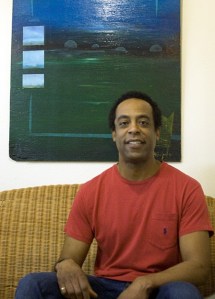 Winfred with one of his Skyscapes.