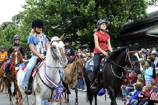 Camp Orkila’s Horse Campers – Daria Stankevich and Samantha Tidwell