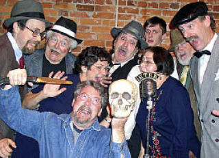 The Midnight Mystery Theatre performers.