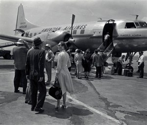 Travel editors board an American Airlines flight to Tennessee