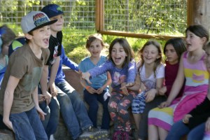 Kids enjoying themselves at the Funhouse Commons summer camp.