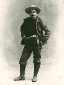 Cecil Swainson Willis (circa 1898) photographed just before departing for the Klondike gold rush in Alaska. One of many historic photos and stories which will be on display at the Orcas Center Gallery throughout the month of February.