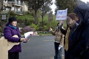 As the rain stopped and the sunlight broke out from the clouds