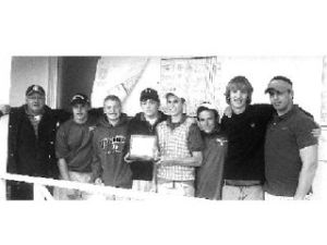 At the Tri-District Tournament: Coach Bobby Olmstead