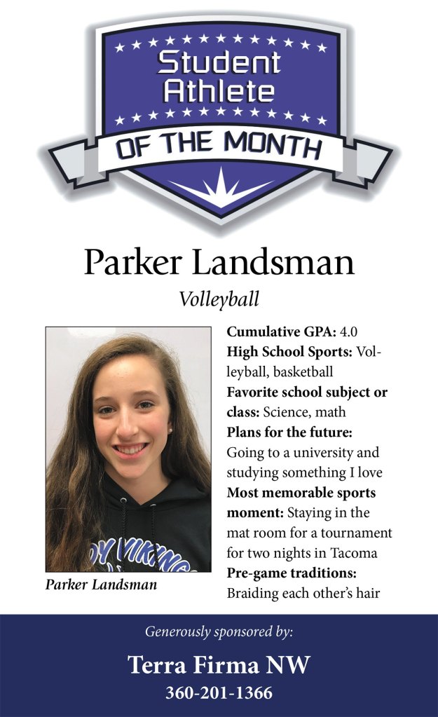 November student-athletes of the month