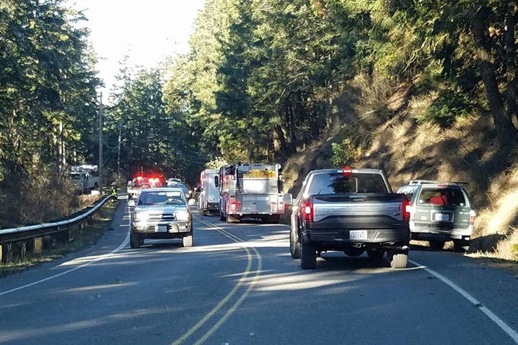 Fire and power outage on Orcas