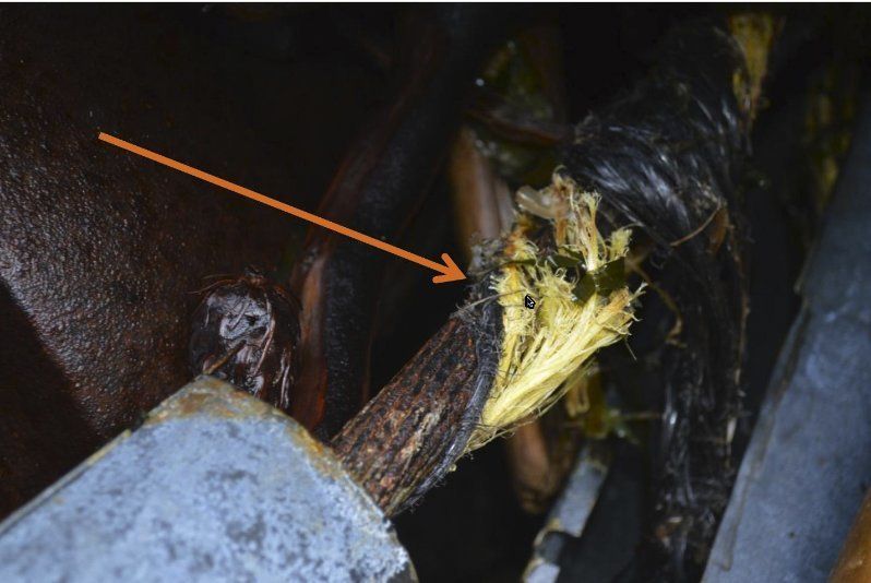 Contributed photo/Public records request                                CenturyLink&rsquo;s fiber cable, which creates internet and phone communications, including 911, is fraying.