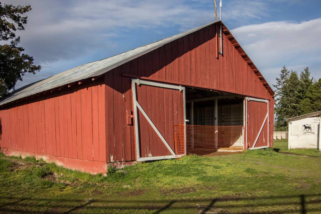Fairgrounds horse barn put out to pasture