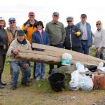 Contributed photos/Great Islands Clean-Up                                Islanders collect trash during a past Great Islands Clean-up.