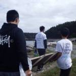 Contributed photos/Great Islands Clean-Up                                Islanders collect trash during a past Great Islands Clean-up.