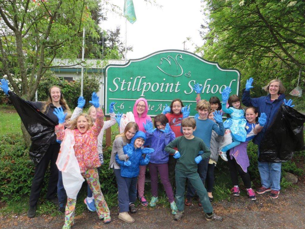 Contributed photos/Great Islands Clean-Up                                Islanders collect trash during a past Great Islands Clean-up.