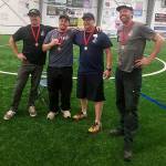 Left to right: Monty Coffey, Isaac Frausto, Justin Frausto and Ian Harlow.