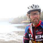 Local man bikes for Mercy Flights